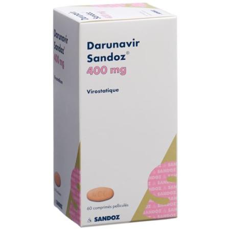Darunavir Sandoz film tablets 400 mg bottle 60 pcs - PrimeCare Global