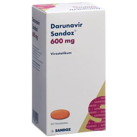 Darunavir Sandoz film tabl 600 mg bottle 60 pcs - PrimeCare Global