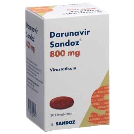 Darunavir Sandoz film tabl 800 mg bottle 30 pcs - PrimeCare Global