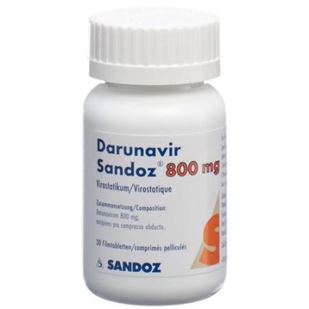 Darunavir Sandoz film tabl 800 mg bottle 30 pcs - PrimeCare Global
