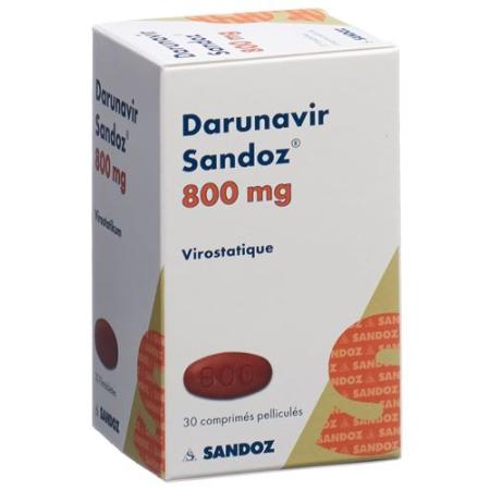 Darunavir Sandoz film tabl 800 mg bottle 30 pcs - PrimeCare Global