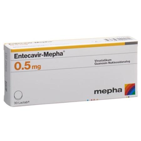 Entecavir-Mepha Lactab 0.5 mg 30 pcs - PrimeCare Global