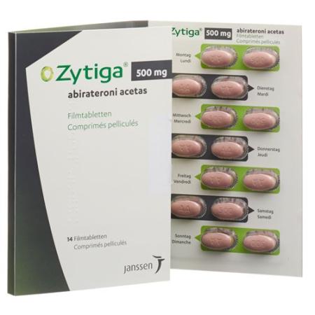 Zytiga Filmtablet 500 mg 56 pcs - PrimeCare Global