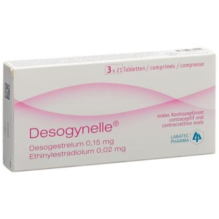 Desogynelle Tabl 150mcg/20mcg 3 x 21 pcs - PrimeCare Global