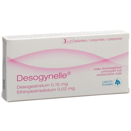 Desogynelle Tabl 150mcg/20mcg 3 x 21 pcs - PrimeCare Global