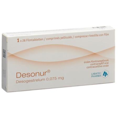 Desonur Filmtablet 0.075 mg 28 pcs - PrimeCare Global