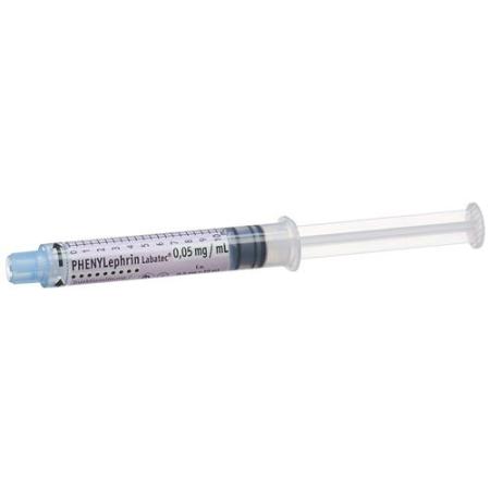 Phenylephrine Labatec Inj L&ouml;s 0.05 mg/ml pre-filled syringe 10 x 10 ml - PrimeCare Global