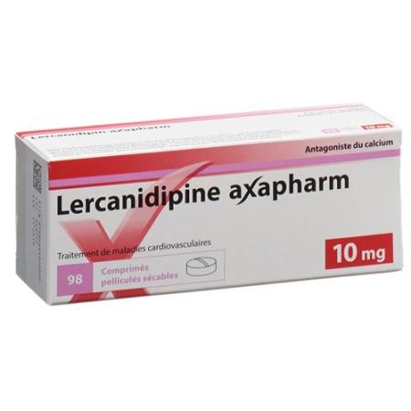 Lercanidipine Axapharm Filmtabl 10 mg 98 pcs - PrimeCare Global