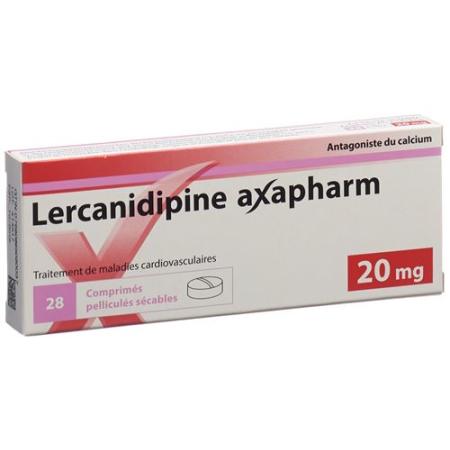 Lercanidipine Axapharm Filmtabl 20 mg 28 pcs - PrimeCare Global