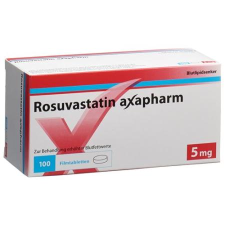 Rosuvastatin Axapharm Filmtabl 5 mg 100 pcs - PrimeCare Global