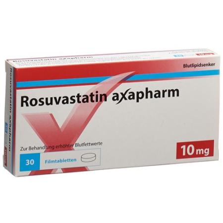 Rosuvastatin Axapharm Filmtabl 10 mg 30 pcs - PrimeCare Global