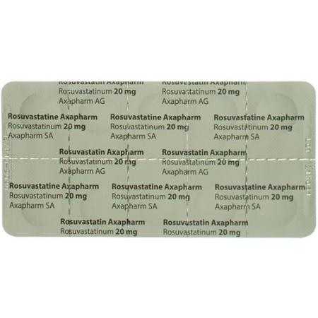 Rosuvastatin Axapharm Filmtabl 20 mg 30 pcs - PrimeCare Global