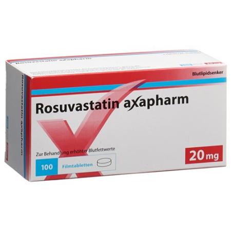 Rosuvastatin Axapharm Filmtabl 20 mg 100 pcs - PrimeCare Global