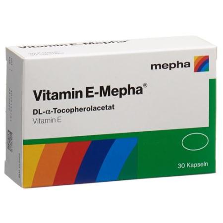 Vitamin E-Mepha Kaps 30 pcs - PrimeCare Global