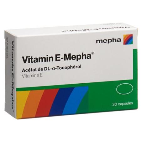 Vitamin E-Mepha Kaps 30 pcs - PrimeCare Global