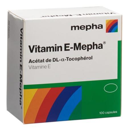Vitamin E-Mepha Kaps 100 pcs - PrimeCare Global
