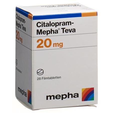 Citalopram-Mepha Teva Filmtabl 20 mg Ds 28 pcs - PrimeCare Global