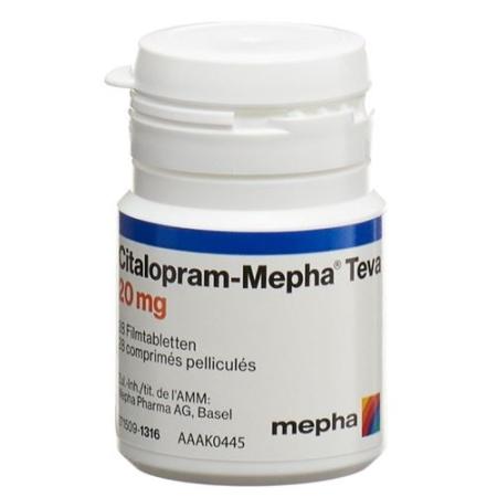 Citalopram-Mepha Teva Filmtabl 20 mg Ds 28 pcs - PrimeCare Global