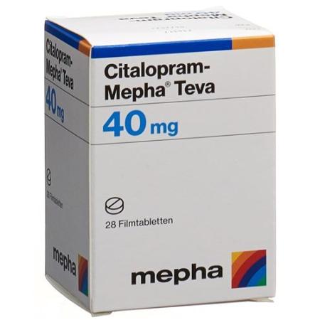 Citalopram-Mepha Teva Filmtabl 40 mg Ds 28 pcs - PrimeCare Global