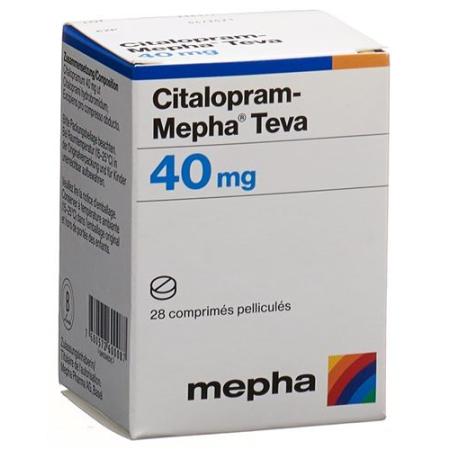 Citalopram-Mepha Teva Filmtabl 40 mg Ds 28 pcs - PrimeCare Global