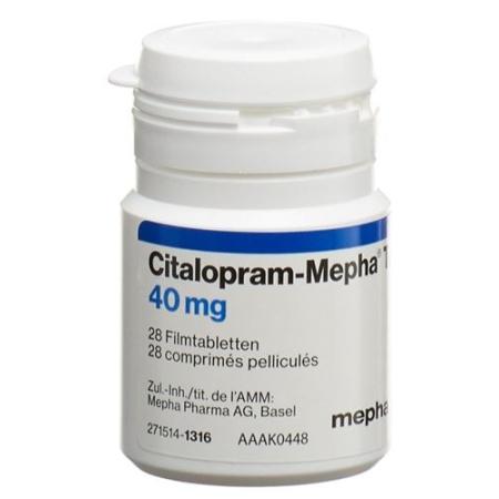 Citalopram-Mepha Teva Filmtabl 40 mg Ds 28 pcs - PrimeCare Global