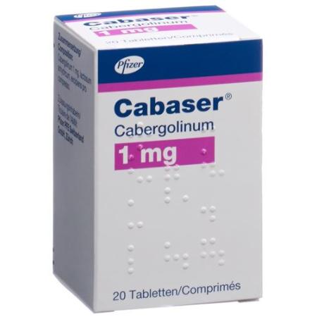Cabaser Tabl 1 mg bottle 20 pcs - PrimeCare Global