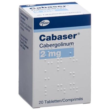 Cabaser Tabl 2 mg bottle 20 pcs - PrimeCare Global