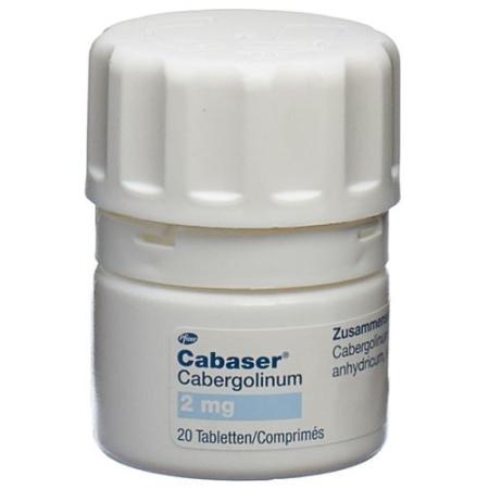 Cabaser Tabl 2 mg bottle 20 pcs - PrimeCare Global