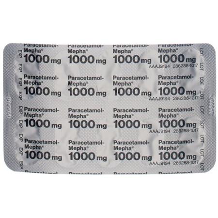 Paracetamol-Mepha Lactab 1000 mg 20 pcs - PrimeCare Global