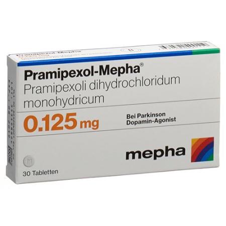 Pramipexol-Mepha Tabl 0.125 mg 30 pcs - PrimeCare Global