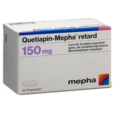 Quetiapin-Mepha retard Depotabs 150 mg 60 pieces - PrimeCare Global