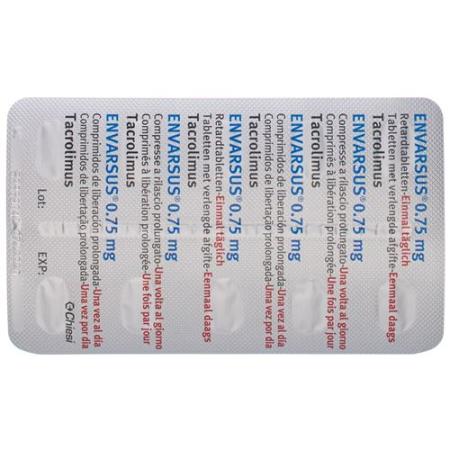 Envarsus Ret Tabl 0.75 mg 30 pcs - PrimeCare Global