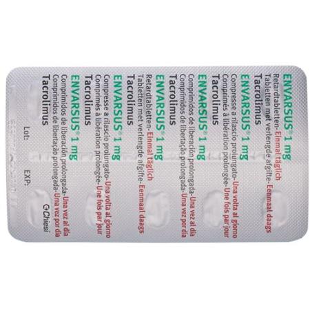 Envarsus Ret Tabl 1 mg 30 pcs - PrimeCare Global