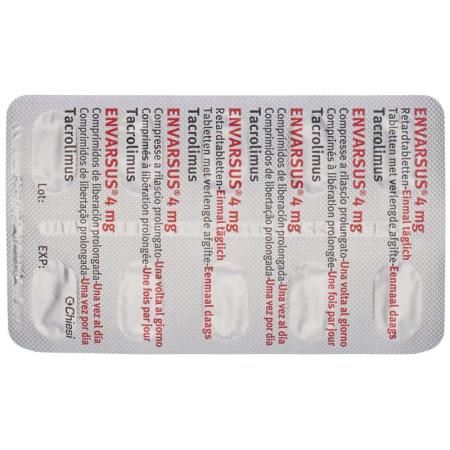 Envarsus Ret Tabl 4 mg 30 pcs - PrimeCare Global