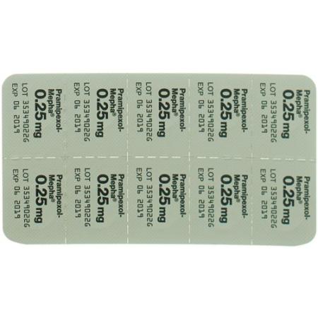 Pramipexol-Mepha Tabl 0.25 mg 30 pcs - PrimeCare Global