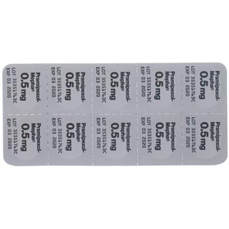 Pramipexol-Mepha Tabl 0.5 mg 100 pcs - PrimeCare Global