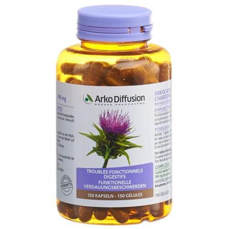 Arkocaps milk thistle caps 390 mg new formula Ds 150 pcs - PrimeCare Global