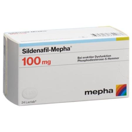 Sildenafil-Mepha Lactab 100 mg 24 pcs - PrimeCare Global