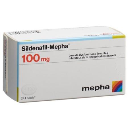 Sildenafil-Mepha Lactab 100 mg 24 pcs - PrimeCare Global