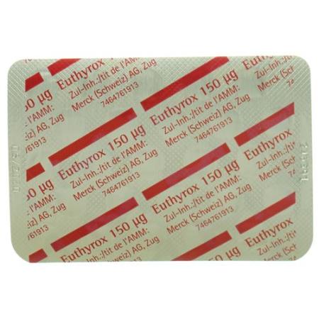 Euthyrox 150 tablets 150 mcg 100 pcs - PrimeCare Global