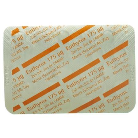 Euthyrox 175 tabl 175 mcg 100 pcs - PrimeCare Global