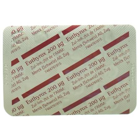 Euthyrox 200 tablets 200 mcg 100 pcs - PrimeCare Global