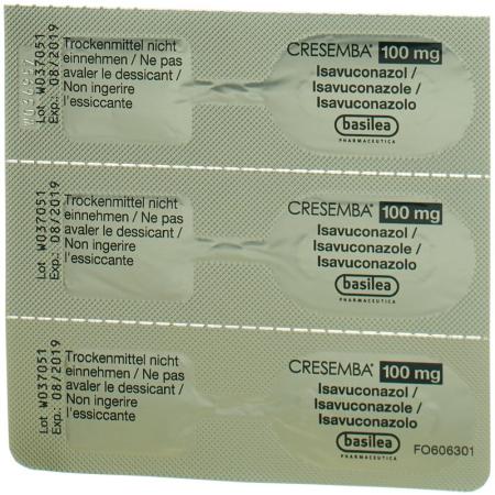 Cresemba caps 100 mg 14 pcs - PrimeCare Global