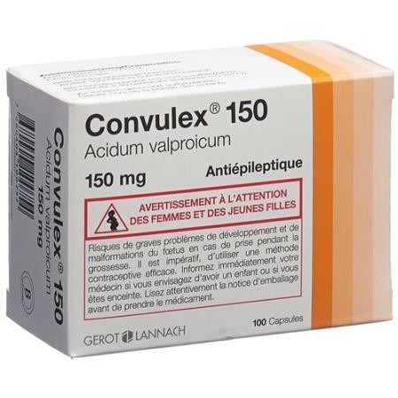 Convulex Caps 150 mg 100 pcs - PrimeCare Global