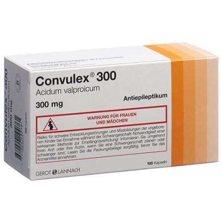 Convulex Kaps 300 mg 100 pcs - PrimeCare Global