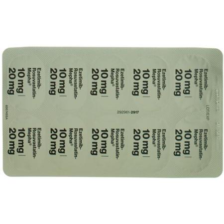 Ezetimibe Rosuvastatin Mepha Kaps 10 mg/20 mg 90 pcs - PrimeCare Global