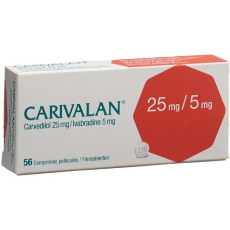 Carivalan Filmtablet 25mg/5mg 56 pcs - PrimeCare Global