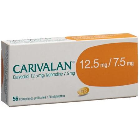 Carivalan Filmtablet 12.5mg/7.5mg 56 pcs - PrimeCare Global