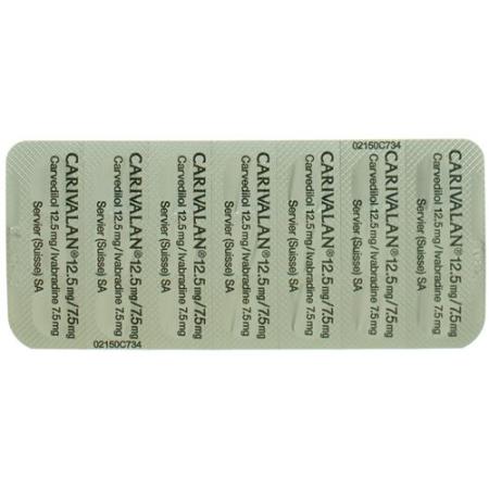 Carivalan Filmtablet 12.5mg/7.5mg 56 pcs - PrimeCare Global