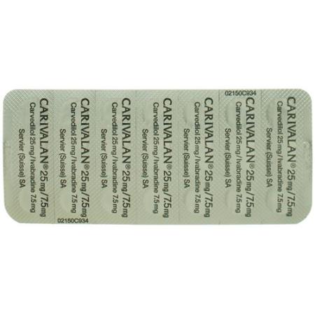 Carivalan Filmtablet 25mg/7.5mg 56 pcs - PrimeCare Global